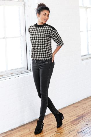 Dogtooth Cosy Top